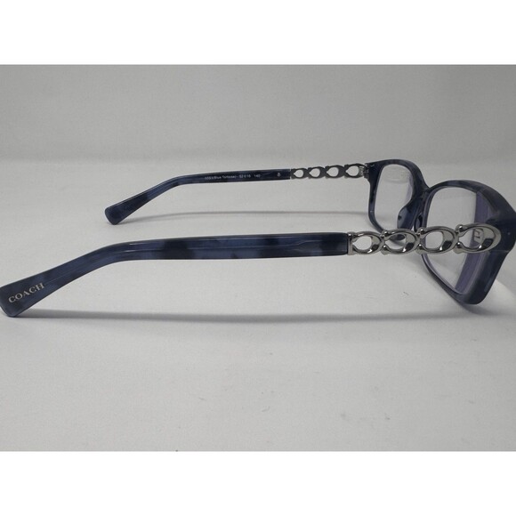 Coach Eyeglass Frames HC6148T 52-16-140 Blue Tortoise 5593 main image 9
